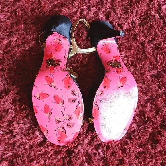 VINTAGE Y2K BETSEY JOHNSON pumps heels shoes size 8/9 - Picture 6 of 10